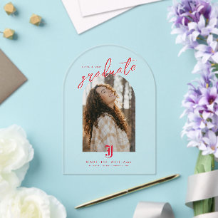 University Abschluss Jacksonville Staat Acryleinladungen