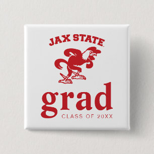 University Abschluss Jacksonville Staat Button