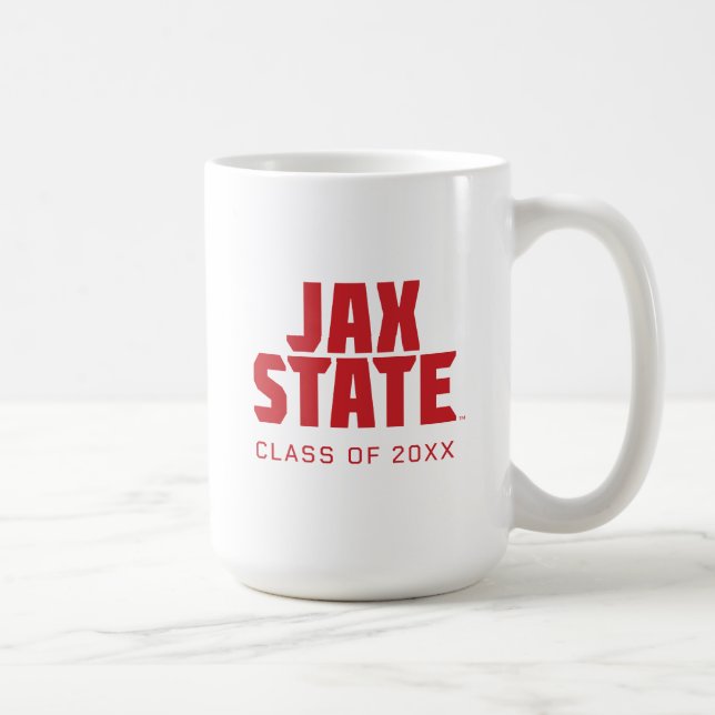 University Abschluss Jacksonville Staat Kaffeetasse (Rechts)