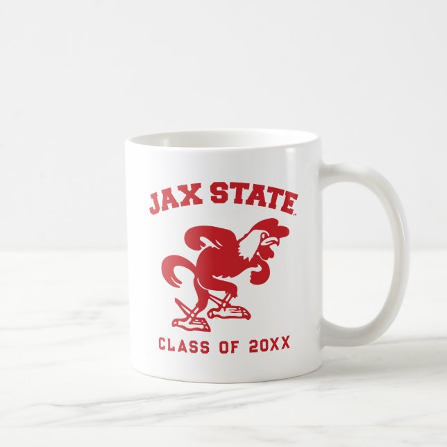 University Abschluss Jacksonville Staat Kaffeetasse (Rechts)