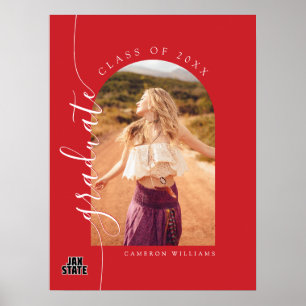 University Abschluss Jacksonville Staat Poster