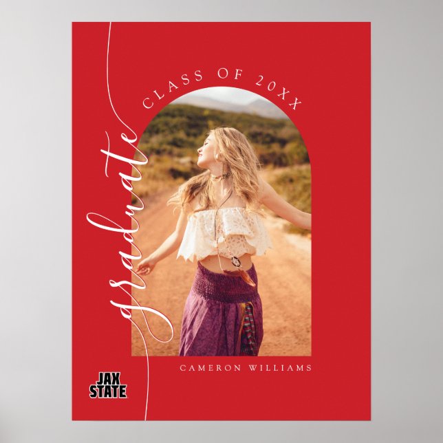 University Abschluss Jacksonville Staat Poster (Vorne)