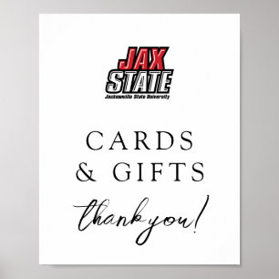 University Abschluss Jacksonville Staat Poster