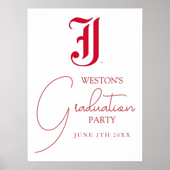 University Abschluss Jacksonville Staat Poster (Vorne)