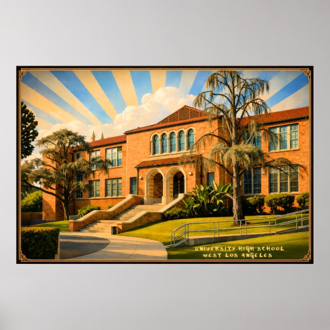 UNIVERSITY HIGH SCHOOL - West Los Angeles Poster (Vorne)