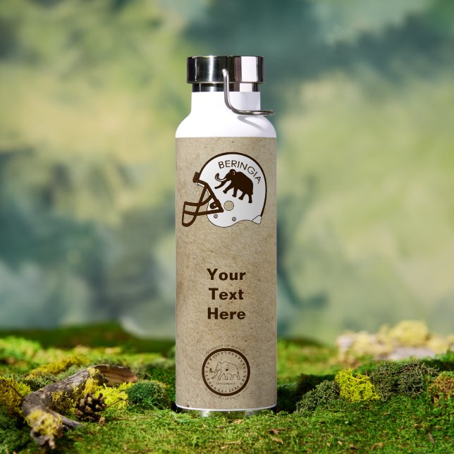 University of Beringia Football Trinkflasche (Außenbereich (gedreht))