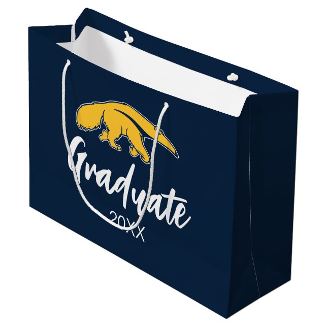 University of California, Irvine Anteater Große Geschenktüte (Vorderseite Schrägansicht)