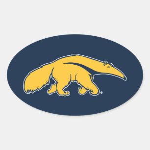 University of California, Irvine Anteater Ovaler Aufkleber