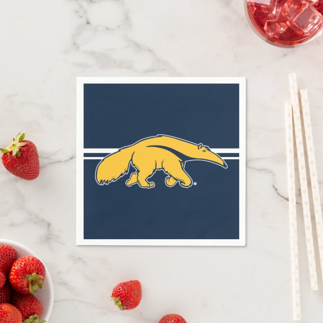 University of California, Irvine Anteater Serviette (Beispiel)