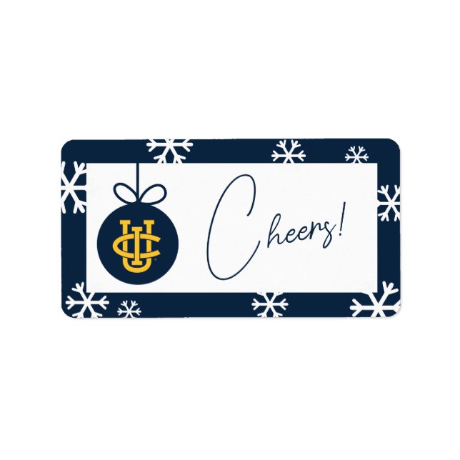 University of California, Irvine Logo Adressaufkleber (Vorne)