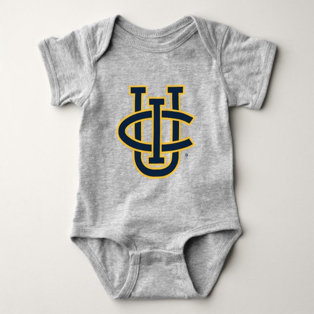 University of California, Irvine Logo Baby Strampler (Vorderseite)