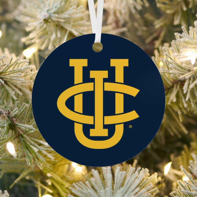 University of California, Irvine Logo Ornament Aus Metall (InSitu)