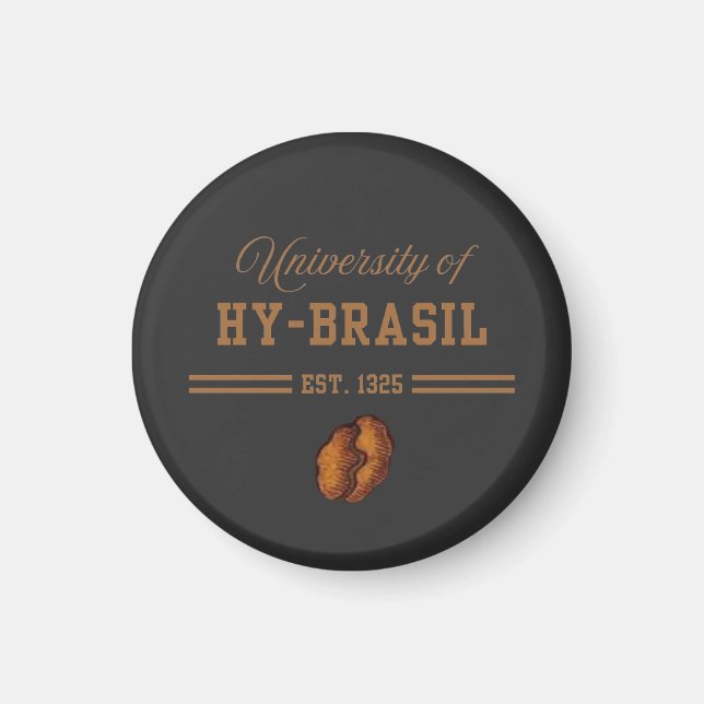 University of Hy-Brasil, Est. 1325 Magnet (Vorne)