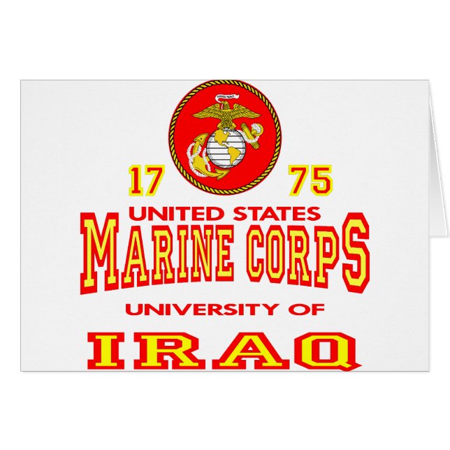 University of Iraq Staaten Marine Corps (Vorderseite (Horizontal))