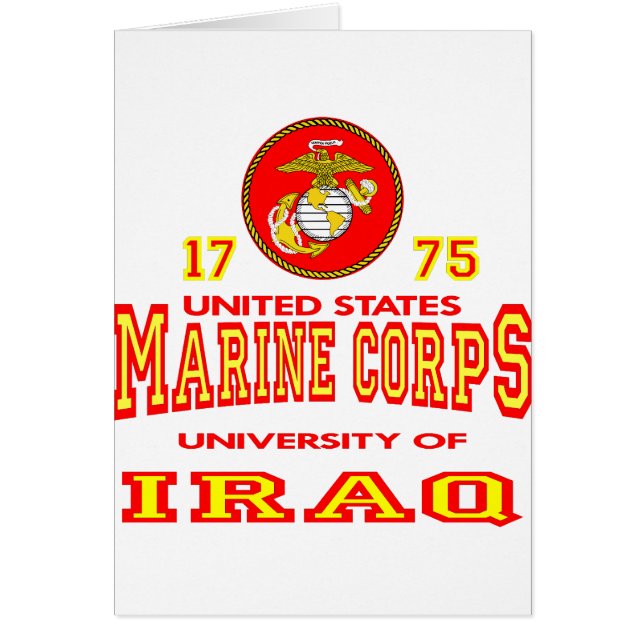 University of Iraq Staaten Marine Corps (Vorne)