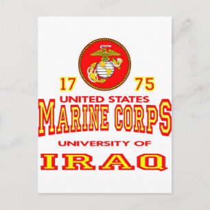 University of Iraq Staaten Marine Corps Postkarte