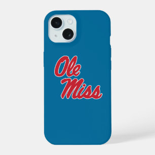 University of Mississippi Ole Miss Schrift iPhone 15 Hülle