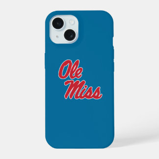 University of Mississippi | Ole Miss Schrift iPhone 15 Hülle