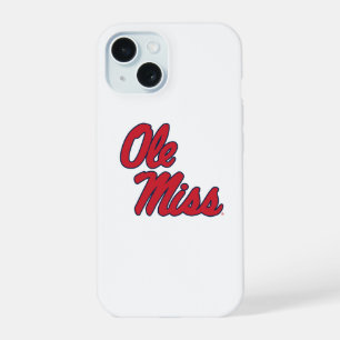 University of Mississippi Ole Miss Schriftzug iPhone 15 Hülle