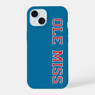University of Mississippi Ole Miss Schriftzug iPhone 15 Hülle