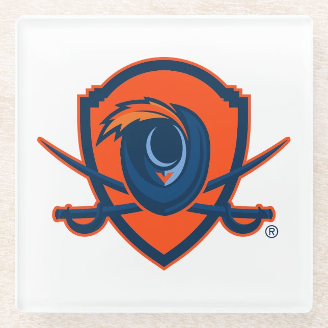 University of Virginia | Cavalier Shield Glasuntersetzer (Vorderseite)