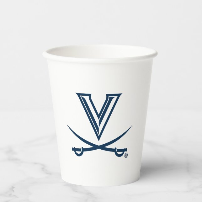 University of Virginia Sabre Pappbecher (Vorderseite)