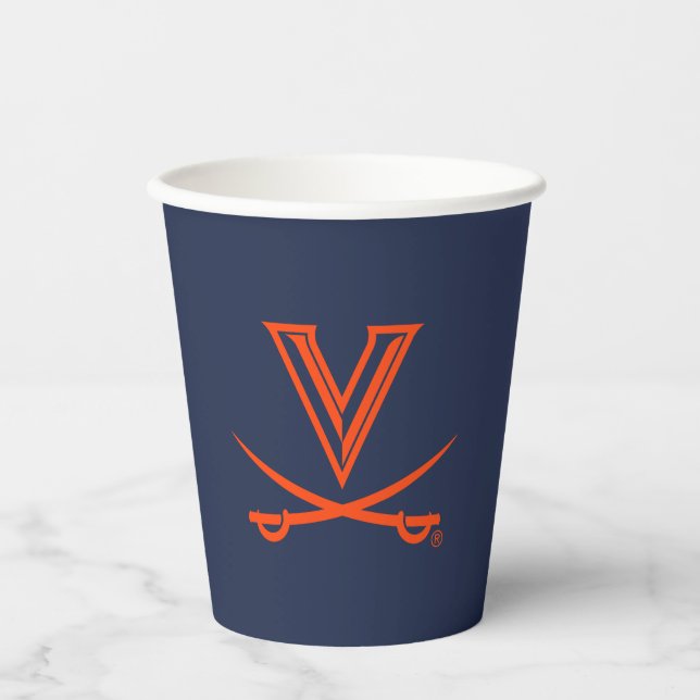 University of Virginia Sabre Pappbecher (Vorderseite)