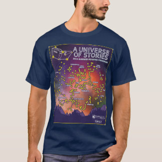 Universum der Art der Männer der Geschichten-T T-Shirt