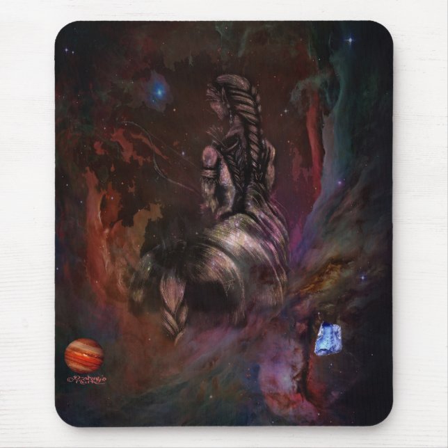 Universum des Schützen Mousepad (Vorne)