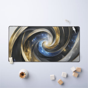 Universum in einer abstrakten Spirale Schreibtischunterlage