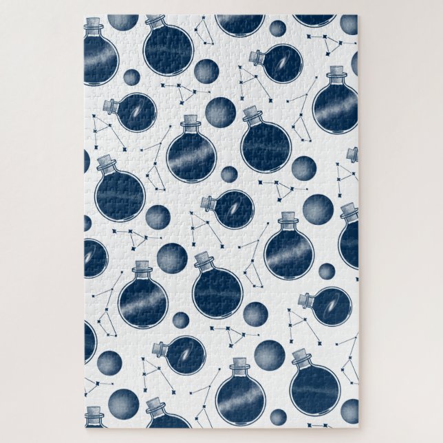 Universum in einer Flasche schwierig Puzzle (Vertikal)