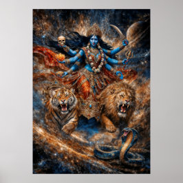 Universum Kräfte der Göttin Kali Poster