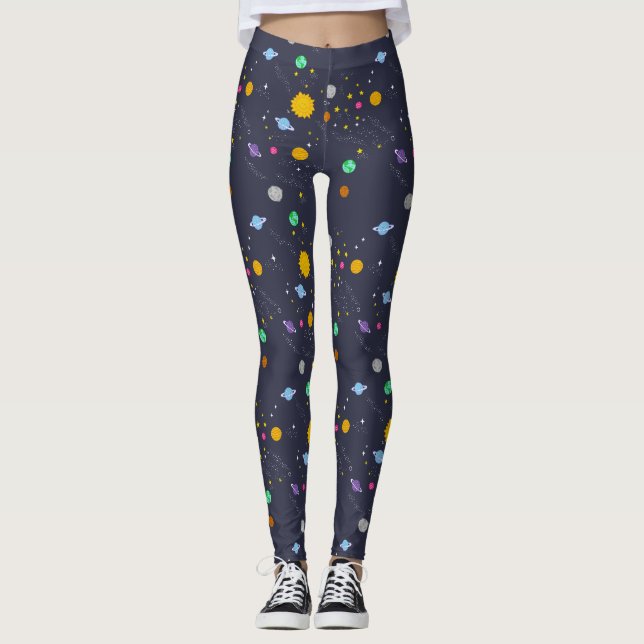 Universum, Raum, Fantasie Leggins für Frauen (Vorderseite)