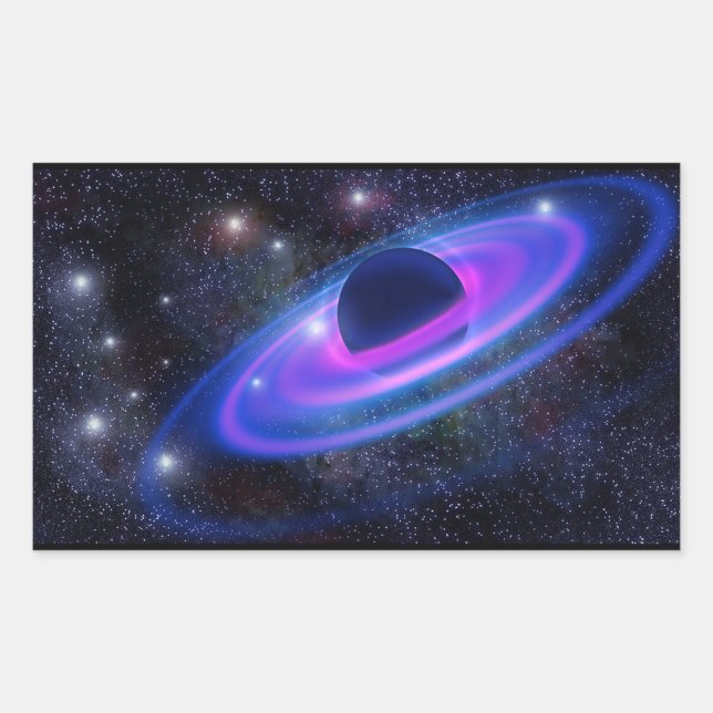 Universum Rechteckiger Aufkleber (Vorderseite)