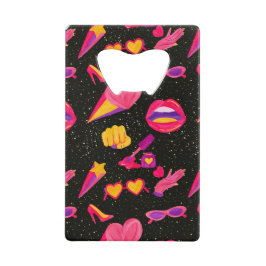 Universum rosa geldbeutel flaschenöffner