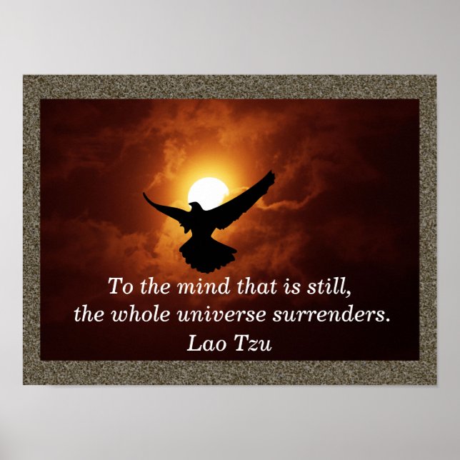 Universum-Übergabe - Kunstdruck Poster (Vorne)