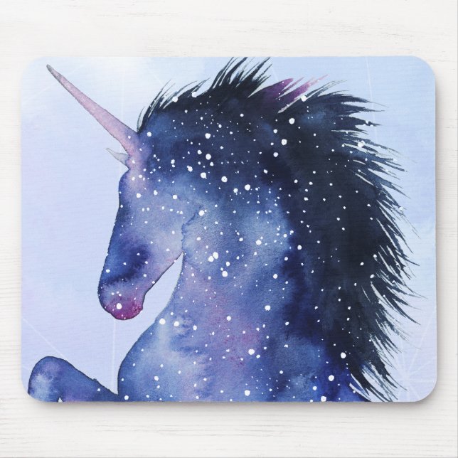 Universum Unicorn - Kosmisch Mousepad (Vorne)
