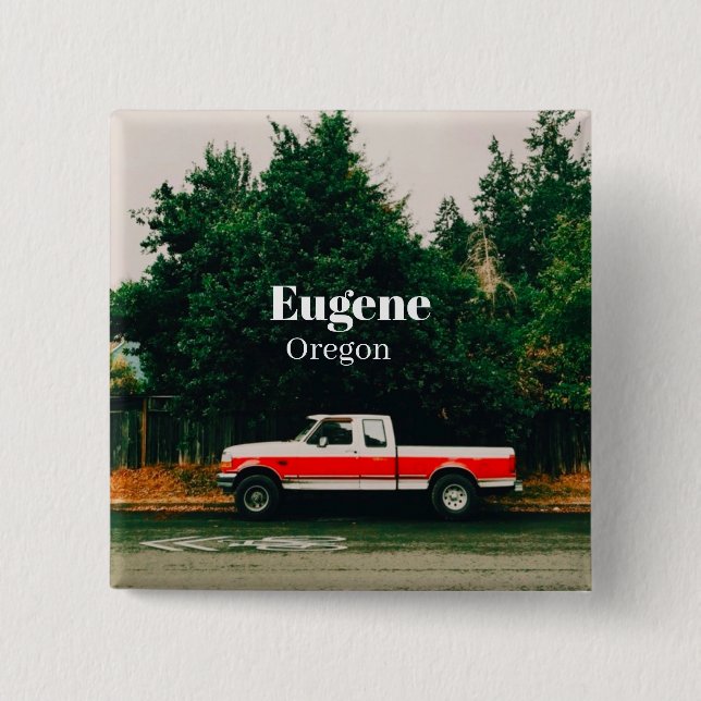 Univestadt Eugene - Oregon Button (Vorderseite)