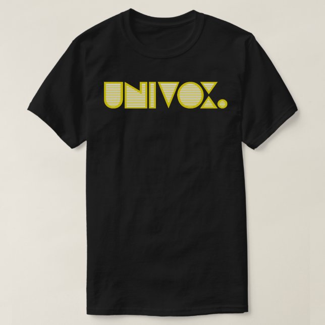 Univox Retro Guitar Bass Amp T-Shirt (Design vorne)