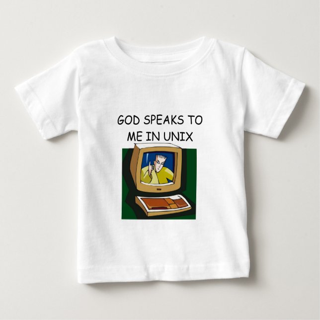 Unix-Computer-Aussenseiter Baby T-shirt (Vorderseite)