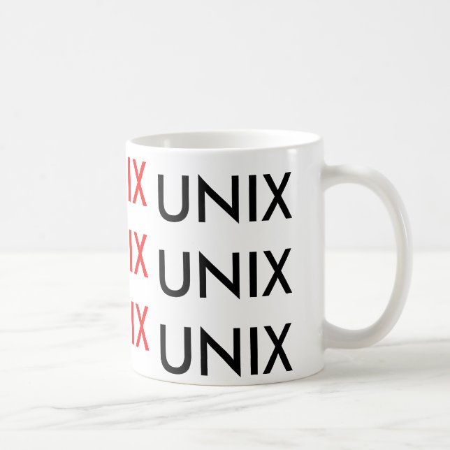 Unix Unix Unix Tasse (Rechts)