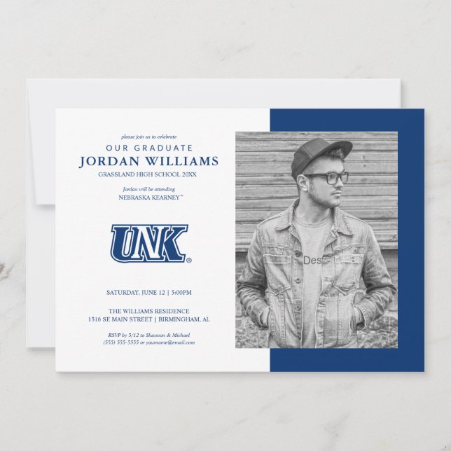 UNK Lopers Graduate Ankündigung (Vorderseite)