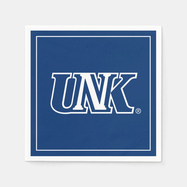 UNK University of Nebraska at Kearney Serviette (Vorderseite)
