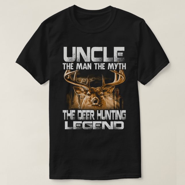 UNKEL dem Mann den Mythos der Hirschjagd Legende T-Shirt (Design vorne)