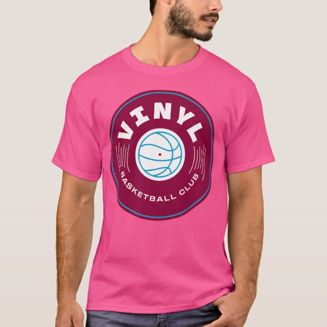 Unkonkurrenzloser Vinyl Basketball Club 3X3 T-Shirt (Vorderseite)