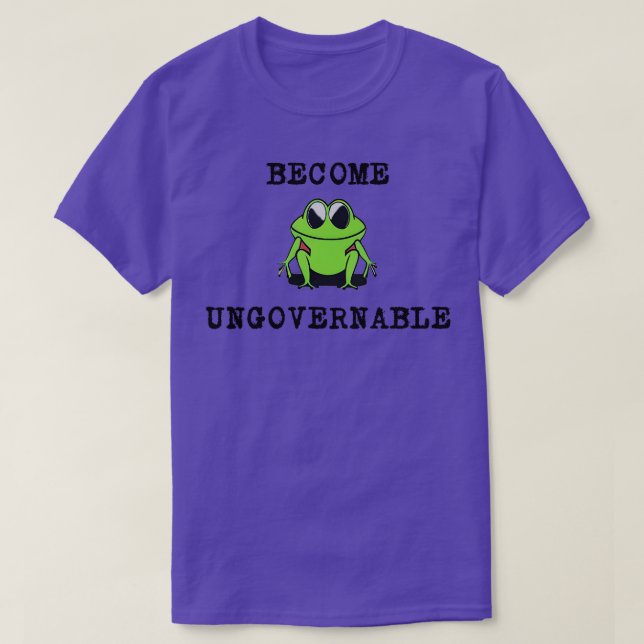 unkontrollierbar werden T-Shirt (Design vorne)
