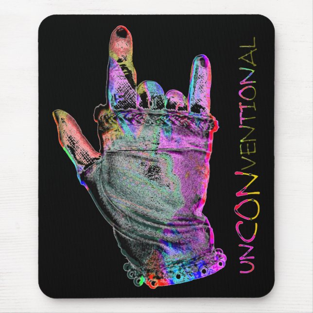 Unkonventionelle Rock-Mauspad Mousepad (Vorne)