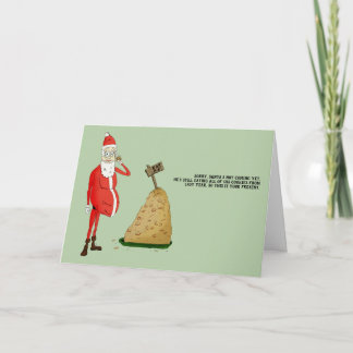 "Unkonventionelle" Weihnachtskarte Feiertagskarte