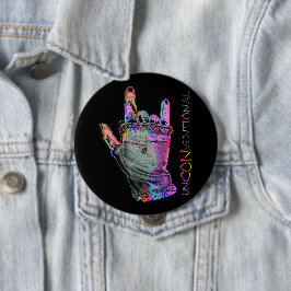 Unkonventioneller Rock-Knopf Button