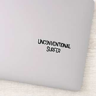 Unkonventioneller Surfer Aufkleber